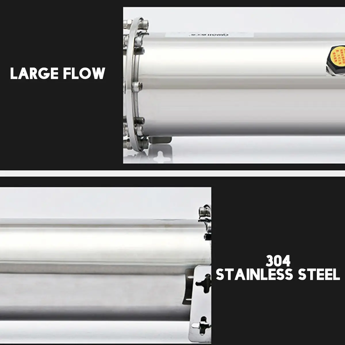 

304 Stainless Steel Water Filter Ultrafiltration 600L/1000L Water Purifier Commercial Home Kitchen Drink Straight UF Filters