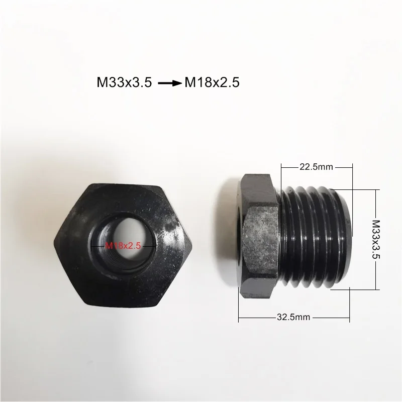 1 шт. Шпиндельный адаптер для токарного станка 8TPI / M33 x 3 5 на M18 2 резьбовой патрон