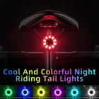 Велосипедный задний фонарь ROCKBROS, предупреПредупреждение сигнал, цветной задний фонарь для велосипеда, аксессуары для горных велосипедов