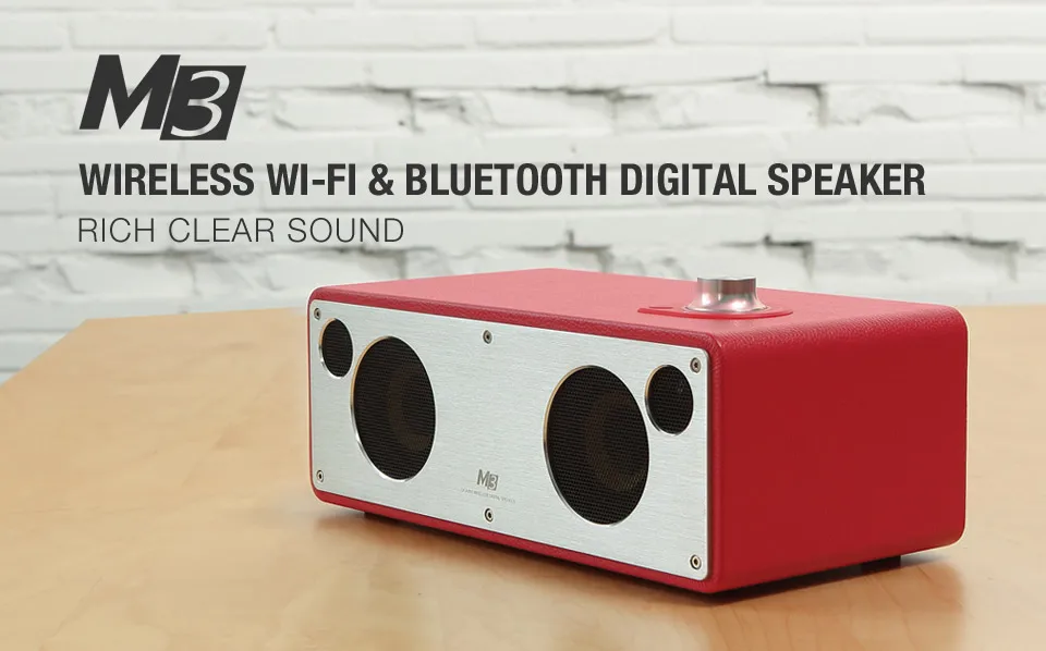 GGMM Reddot Award Bluetooth колонки Wi-Fi сабвуфер беспроводной стерео аудио приемник басовый звук с Bluetooth/Wi-Fi/Aux in