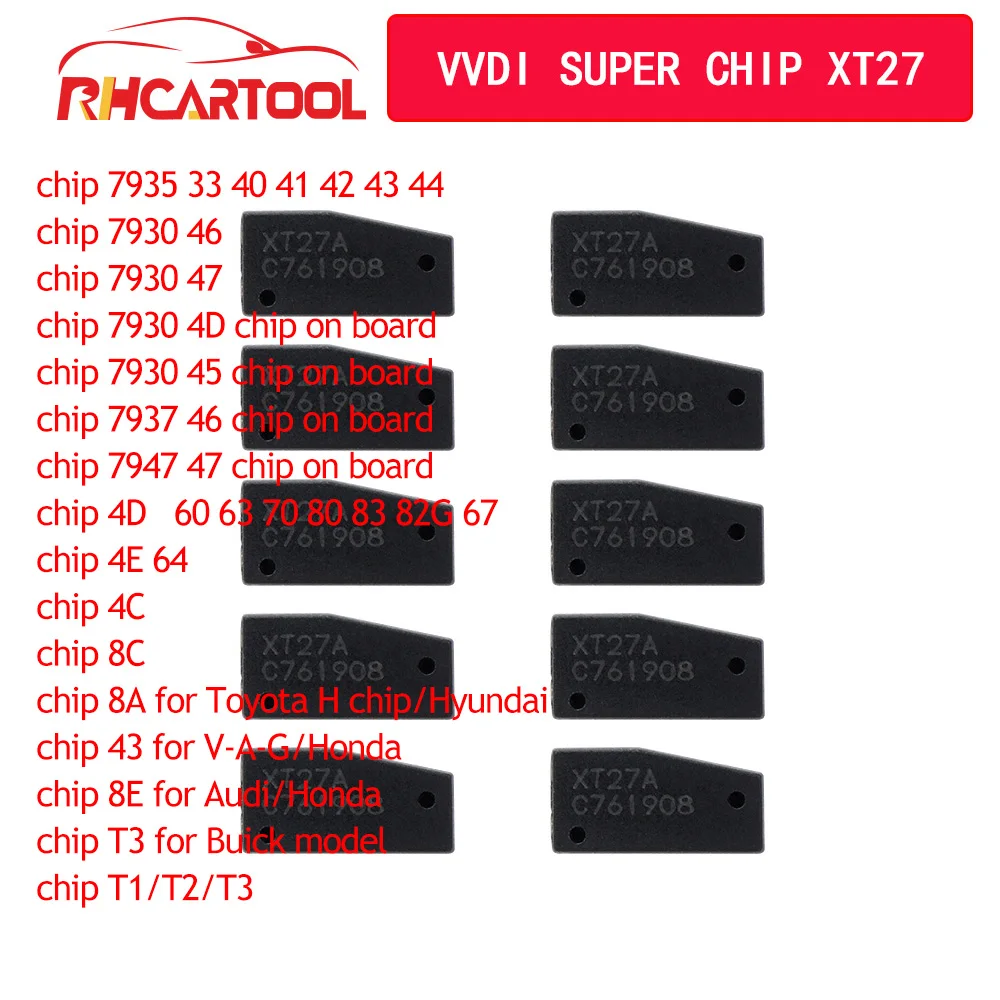 

20 шт. оригинальный VVDI Super Chip XT27A66 = XT27C75 1907 для копирования 46/47/48/4C/4D/4C/4E/8A/8C/8E для VVDI key max VDI mini prog tool