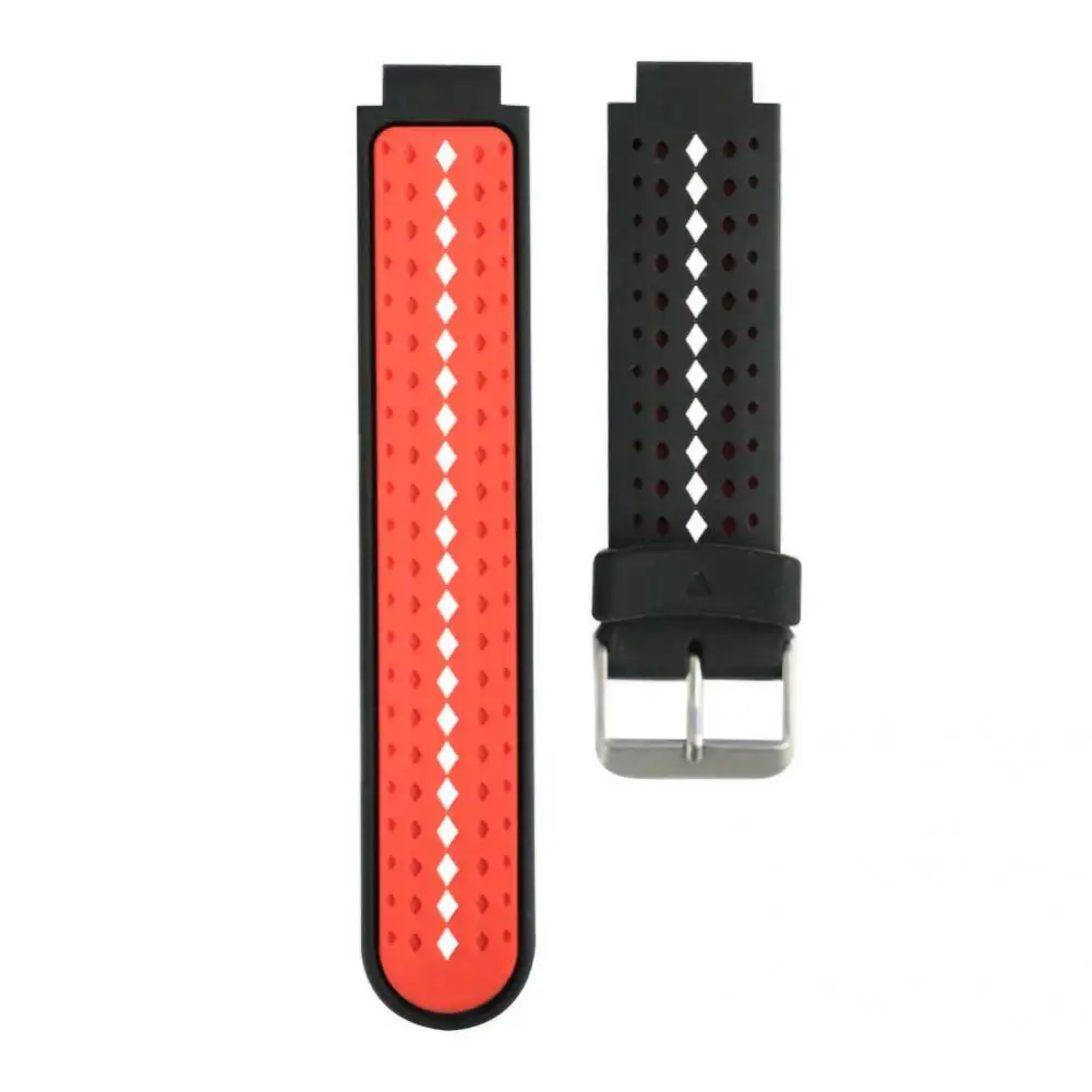 

Watch Belt Durable Watch Band Silicone Quick Release Practical Two-color Silicone Wristband
