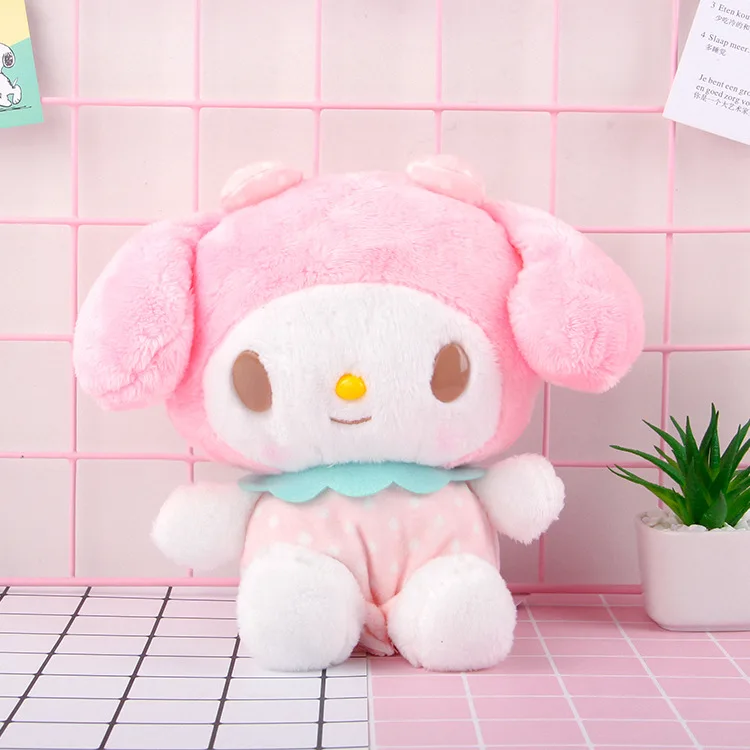 Ins Sanrio плюшевые игрушки пушистая набивная Kitty Cinnamoroll My Melody плюшевая парная
