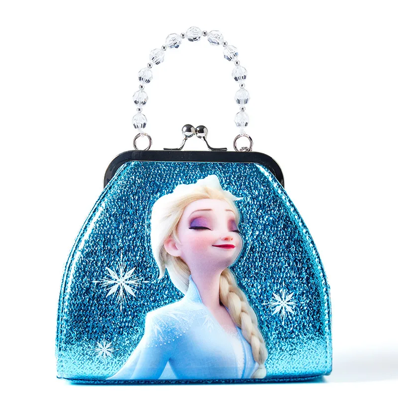 

Disney Frozen2 Elsa Princess children's Bags Female Fashion Cartoon Small Bag Girls Mini bag Princess Girls Shoulder Bags