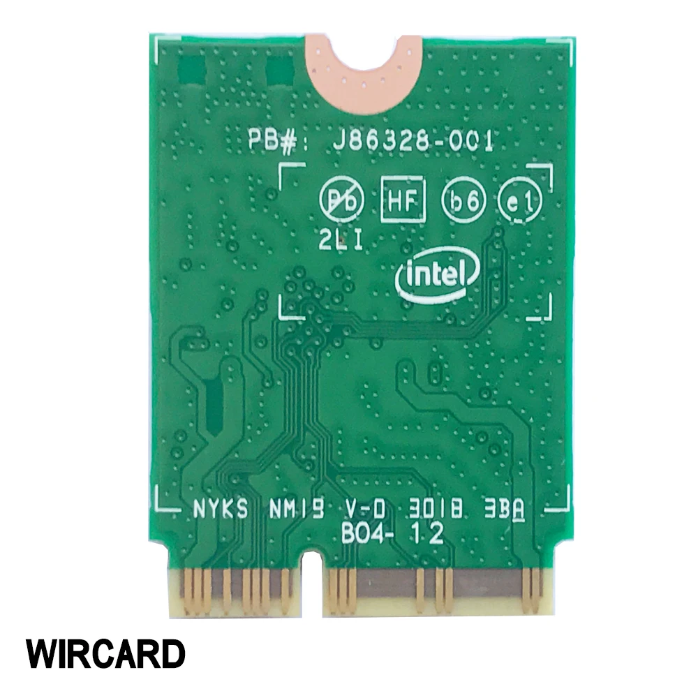 Wi Fi 6 беспроводная карта AX201NGW 802.11ac / ax 5 0 Гбит/с Двухдиапазонная 2 4G/5G NGFF CNVi