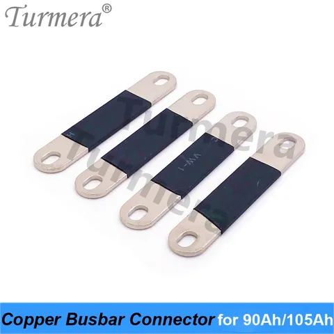 Медный соединитель шин для аккумулятора 3,2 В Lifepo4 90 Ач 105 Ач, сборка для 36 В электровелосипеда, бесперебойный источник питания 12 В Turmera