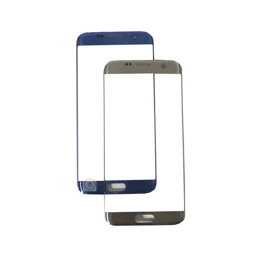 S6Edge внешний экран для Samsung Galaxy S6 Edge Передняя сенсорная ЖК-панель дисплей из стекла крышка объектива телефон Ремонт Замена частей