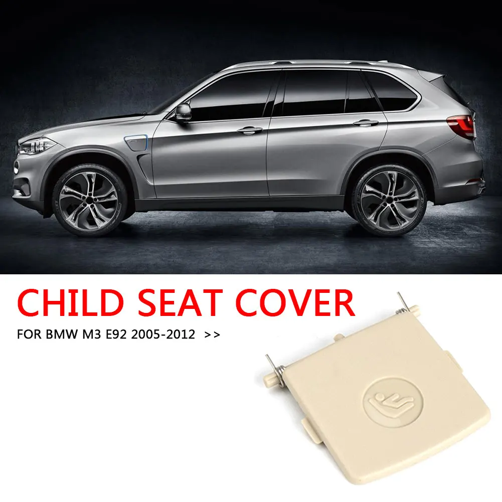 

For BMW E92 M3 2005-2012 Rear Row Seat Belt Cover Padding Car Accessories Child Restraint Rear Seat Slot Trim Cover