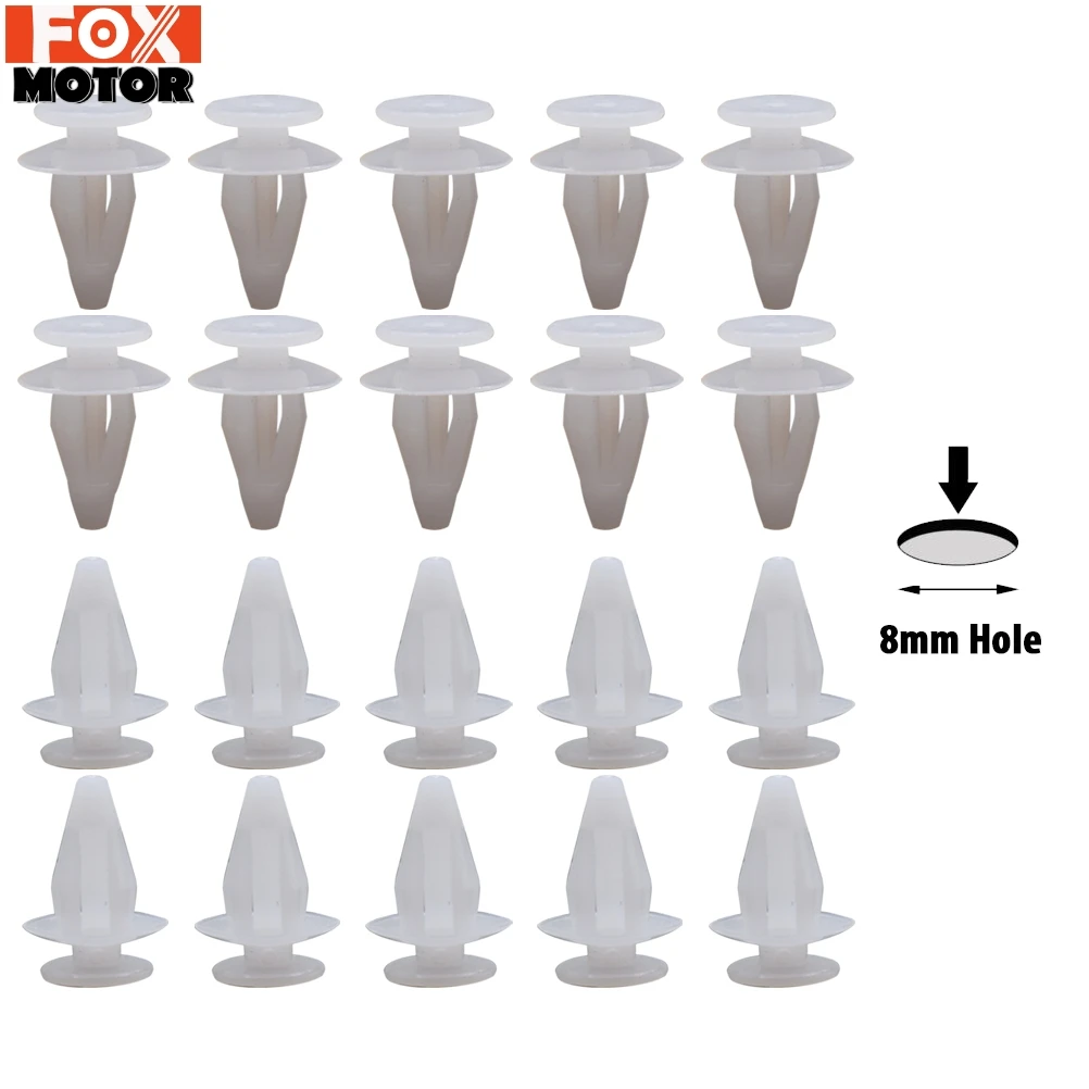 Защелкивающиеся зажимы для кузова автомобиля 100x 5 размеров защита от брызг крыла