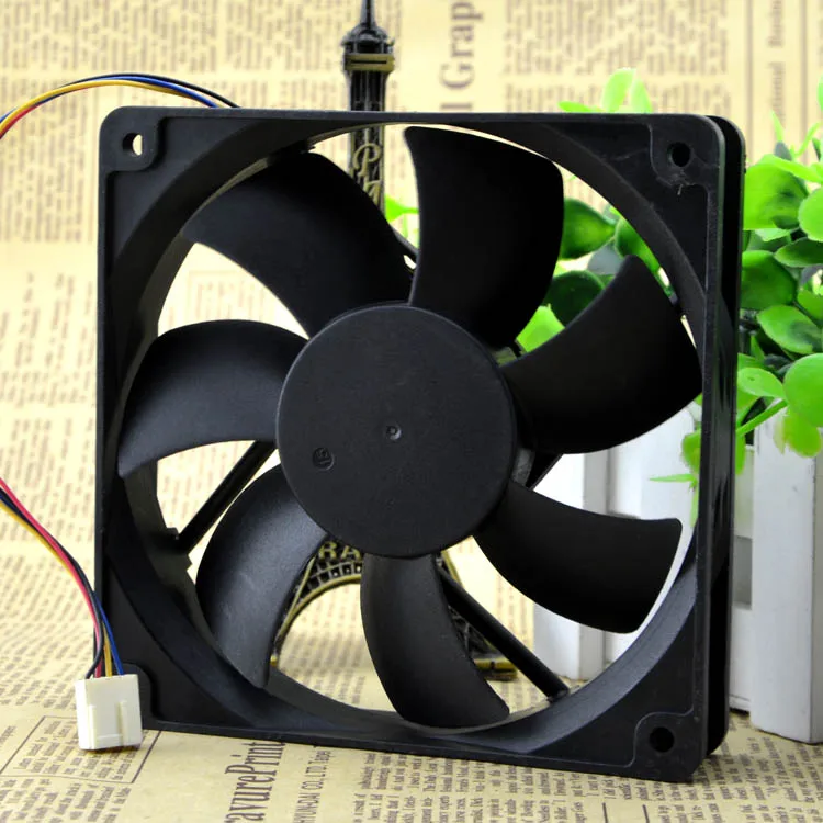 

NEW AD1212UB-A73GL 12025 0.50A 12CM 4 wires Motor protection cooling