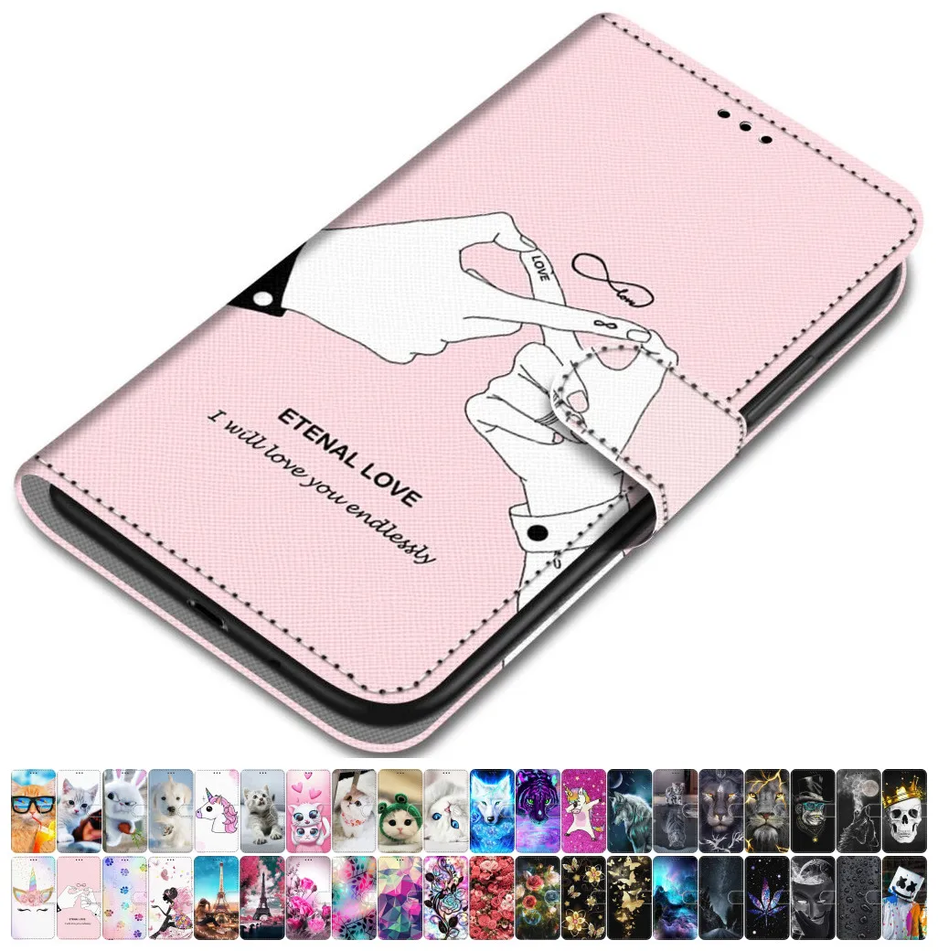 Чехол для Huawei P10 Lite P9 2016 P8 2017 2015 чехол телефона из искусственной кожи с