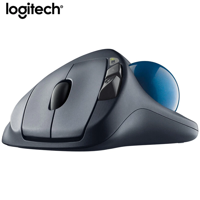 Мышь Logitech M570 Беспроводная оптическая эргономичная 2 4 ГГц 1000DPI | Компьютеры и офис