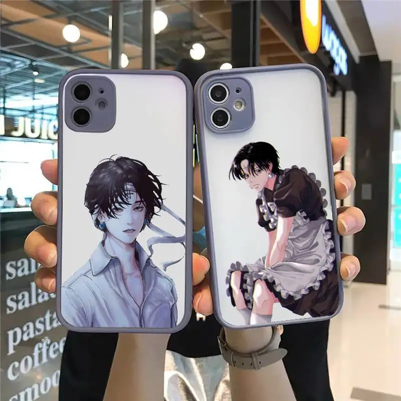 

chrollo lucilfer hunter x hunter Camera Protection Bumper Phone Case For iPhone 12 11 Pro XS Max XR X 8 7 Plus Shockproof Cover