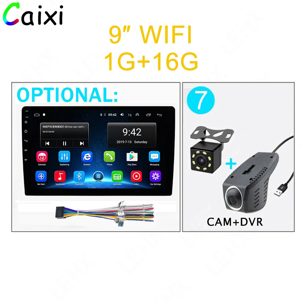 Cx-916-CAM-DVR 9/10 дюймов 32G R0M 2 din автомобиль Android 8,1 Радио мультимедийный плеер для Nissan Toyota i Kia Volkswagen Suzuk Hyunda Renault Honda - Цвет: Cx-916-CAM-DVR