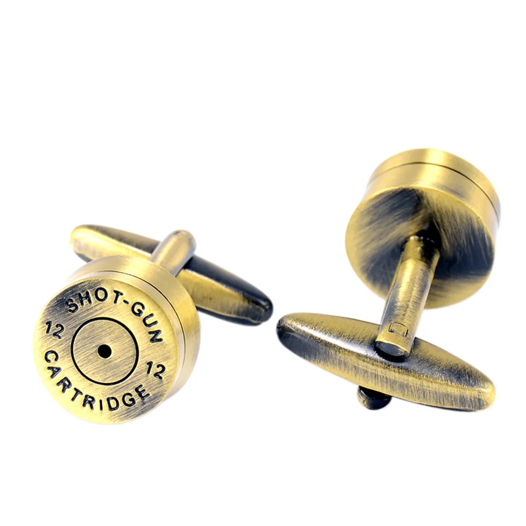 Vintage Bullet Design Cufflinks Mens Shirt Business Cuff Link Wedding Gift | Украшения и аксессуары