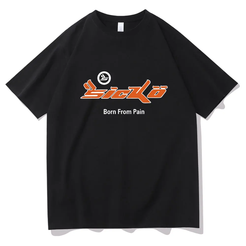 

SICKO Born From Pain Tshirt Men Women Fashion Loose Cotton T-Shirt SICKO Hip Hop Tees New O-Neck Street Wear Kanye West T Shirts