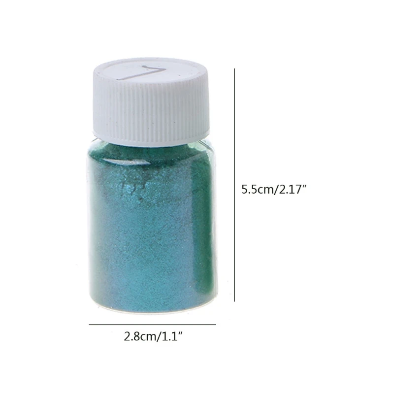 

8 Colors Magic Resin Pigment Rainbow Pearl Powder Colorant Epoxy Mold Glitter Filling Material Manicure Decorations