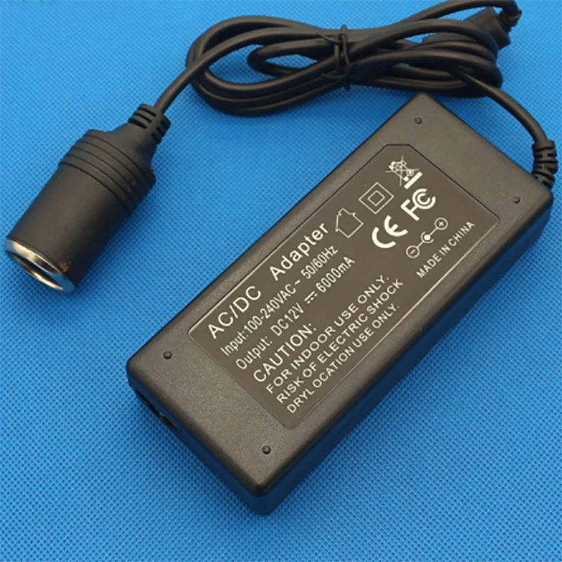 12V6A автомобильных электрических Питание 72W фары для автомобиля адаптер питания 220