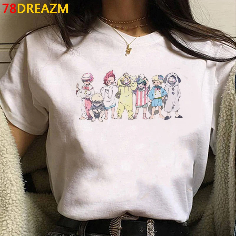 

My Hero Academia Boku No Hero t shirt femme ulzzang japanese couple plus size tumblr t-shirt summer top vintage