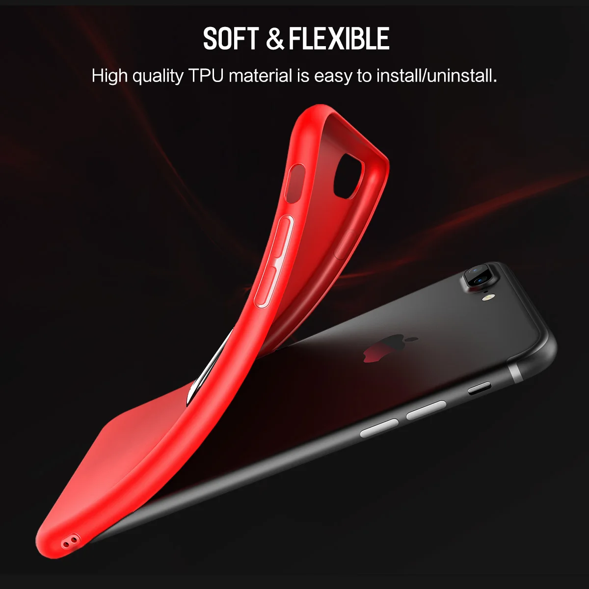 ROCK магнитный автомобильный держатель мягкий чехол из ТПУ с кольцом-подставкой