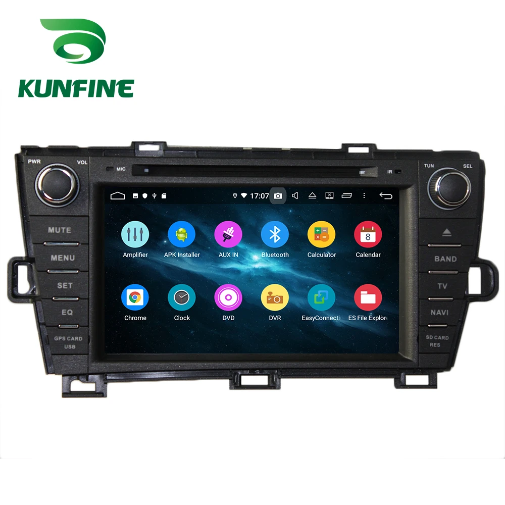 Android 9,0 Восьмиядерный 4 Гб ОЗУ 64 Гб ПЗУ автомобильный DVD gps мультимедийный плеер стерео для Toyota PRIUS 2009- правое радио wifi