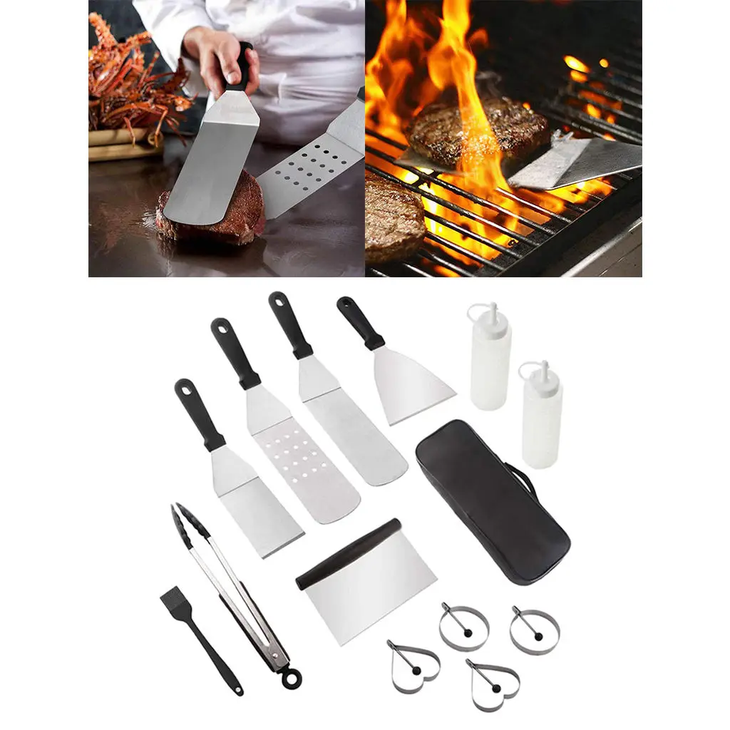 Набор гриль 14 шт. кухонный набор инструментов для гриля барбекю Teppanyaki |