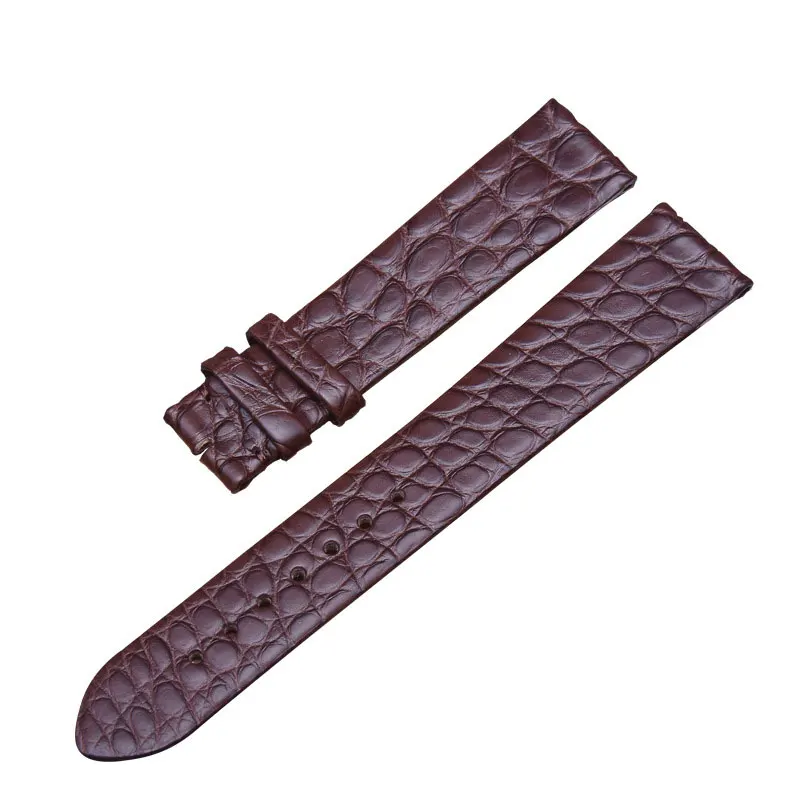 

FUYIJIA New Business Women Watchbands Custom Crocodile Skin Strap Genuine Alligator Watchband Waterpoof Belt 16MM 18MM 19MM 20MM