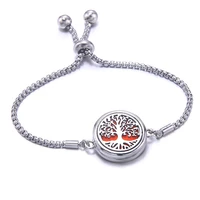aromatherapy bracelet diffuser jewelry adjustable chain aroma armband perfume locket bracelet diffuser bracelet for women