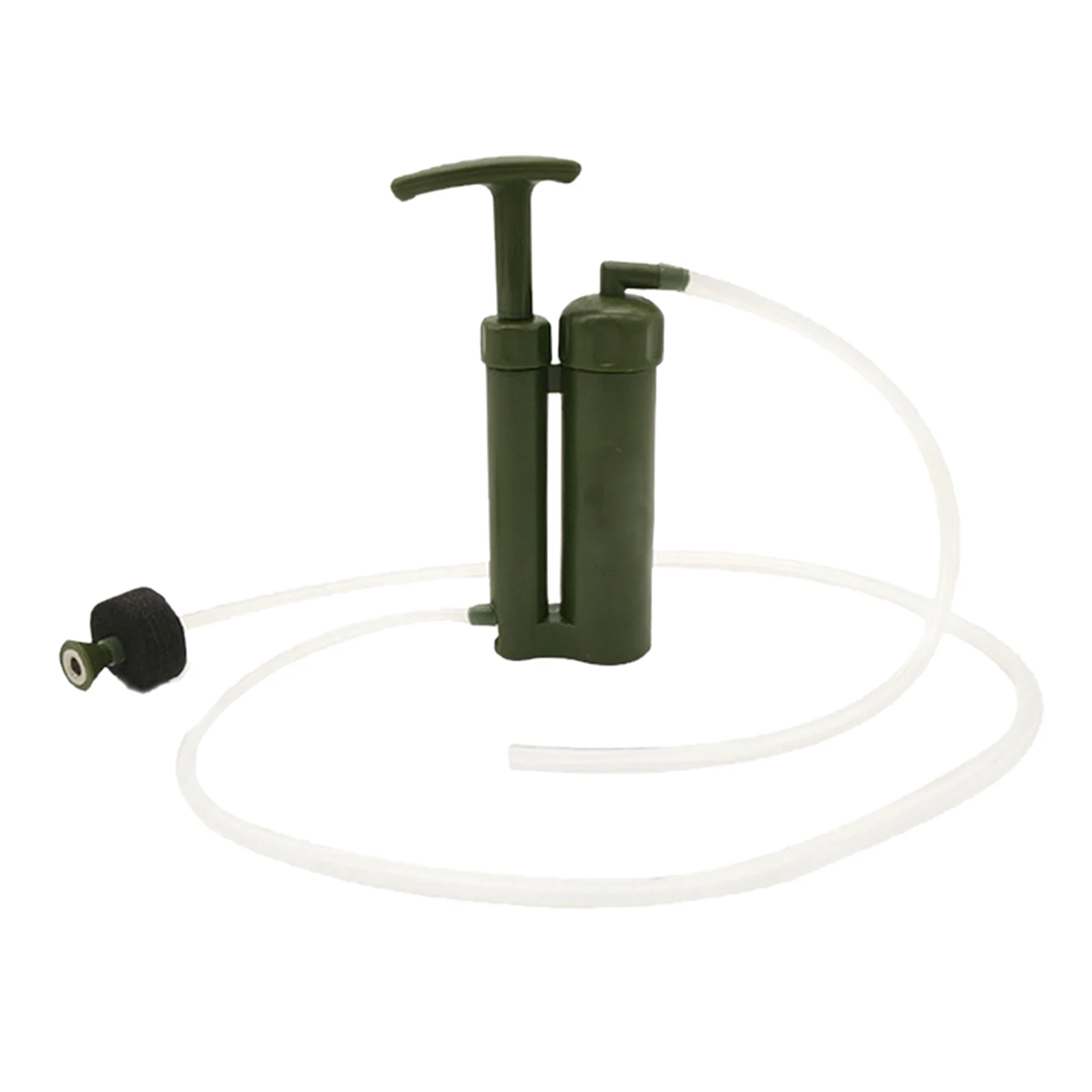 

Compact Water Filter Heavy Metal Tested 0.01 Micron Water Filtration Pump for Camping, Hiking, Emergency Carbon Water Purifier