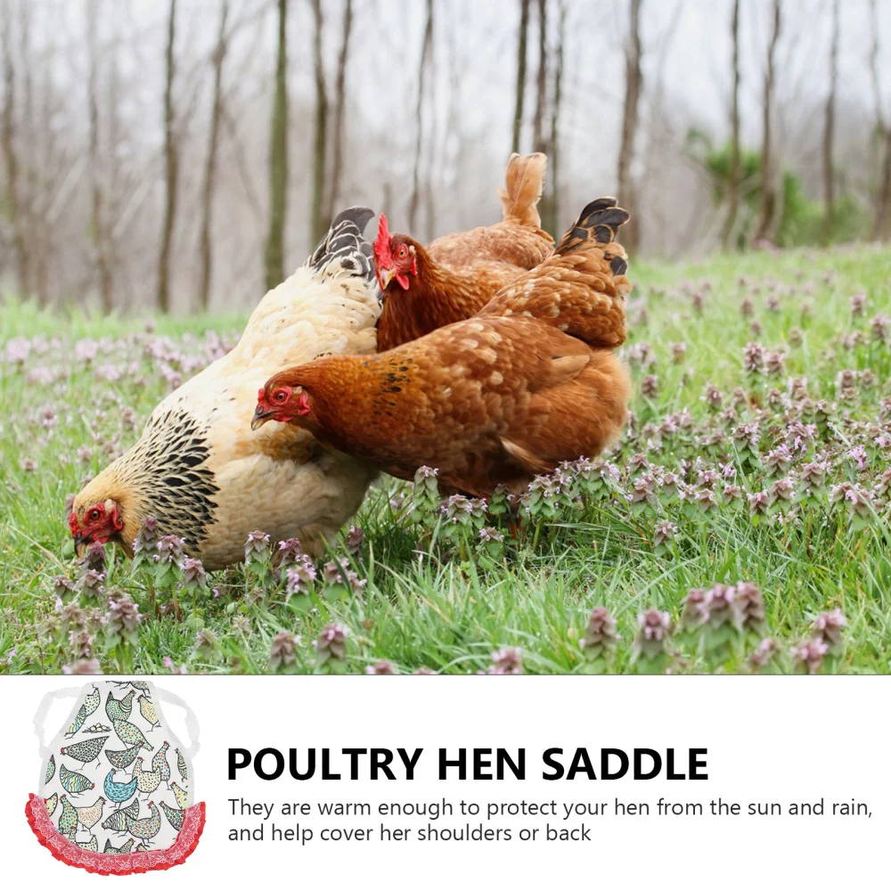 

Chicken Saddle Hen Apron Poultry Feathers Protector Wing Back Protector