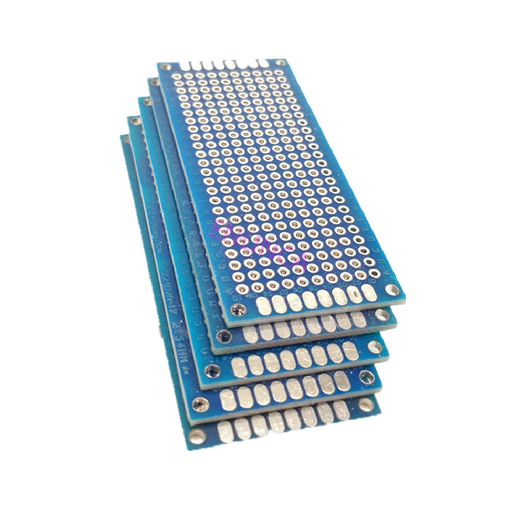 10 шт. электронная печатная плата 3x7 см Diy универсальная 3*7 двухсторонняя для Arduino