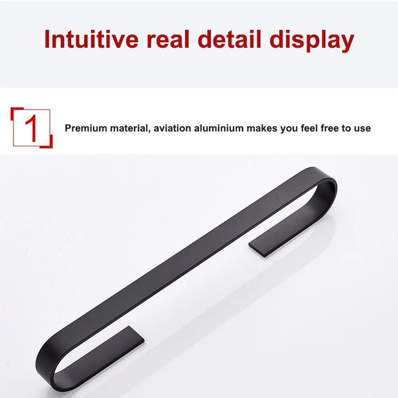 

Stainless Steel Wall Mounted Towel Rack Bar Towel Rail for Bathroom