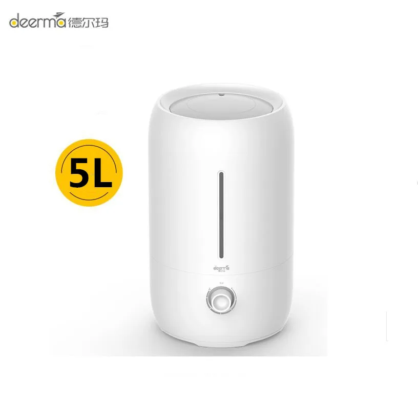 

Deerma Humidifier DEM-F800 Button Open To Add Water 5L Capacity Long-lasting Moisture Aromatherapy Features Smart home