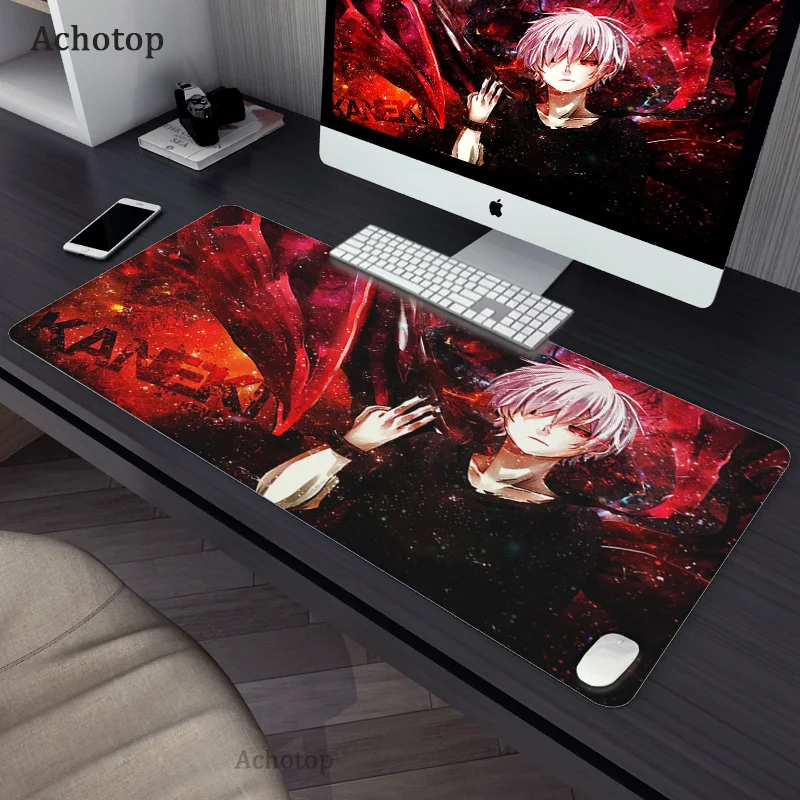 

Mouse Pad 600x300mm Tokyo Ghoul Mouse Pad Anime Notbook Computer Mousepad Cool Gaming Mouse Mat PC Gamer Keyboard Desk Mat Pads