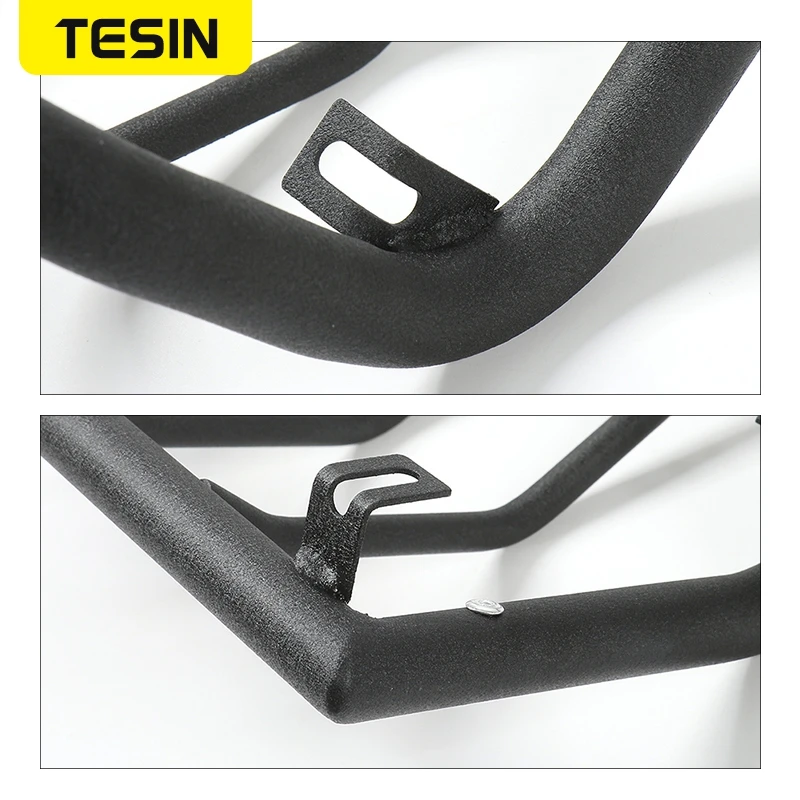 Защитная светильник шка для заднего фонаря TESIN металлическая Jeep Wrangler JK 2007 + черные