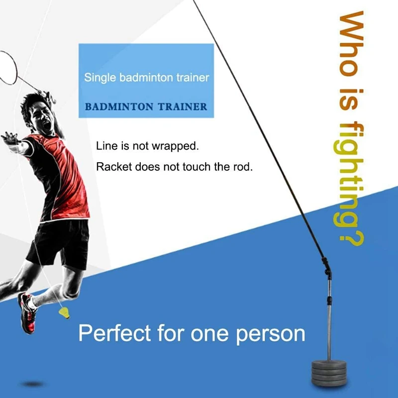 

Single Badminton Trainer Racket Robot Training Badminton Accessories Fast Rebound Machine Raquette Badminton