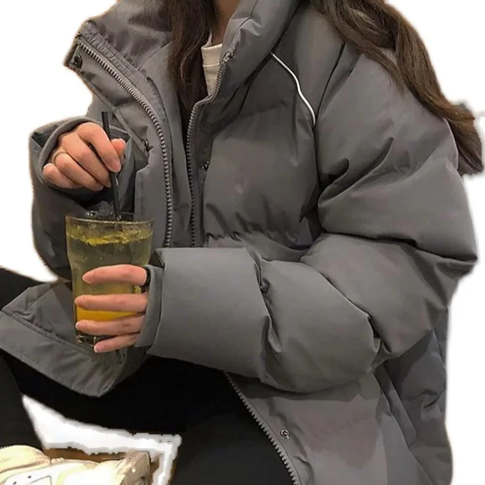 

2020 New Warm Cotton-Padded Jackets Women's Winter Korean Version Was Thinner Fur Collar Down Padded Jacket Ladies Coat