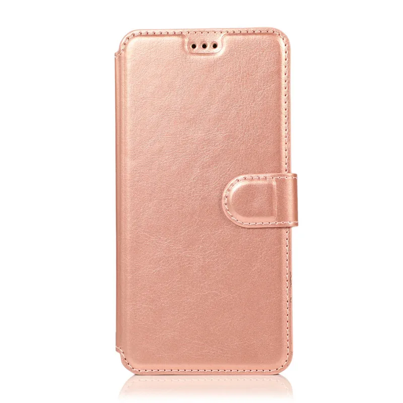 Rose gold Для iPhone XR XS MAX 8 Plus 7Plus 8 7 6Plus 6S 6 5s 5 Чехол Флип кошелек ТПУ кожа мягкий чехол - Цвет: Rose gold