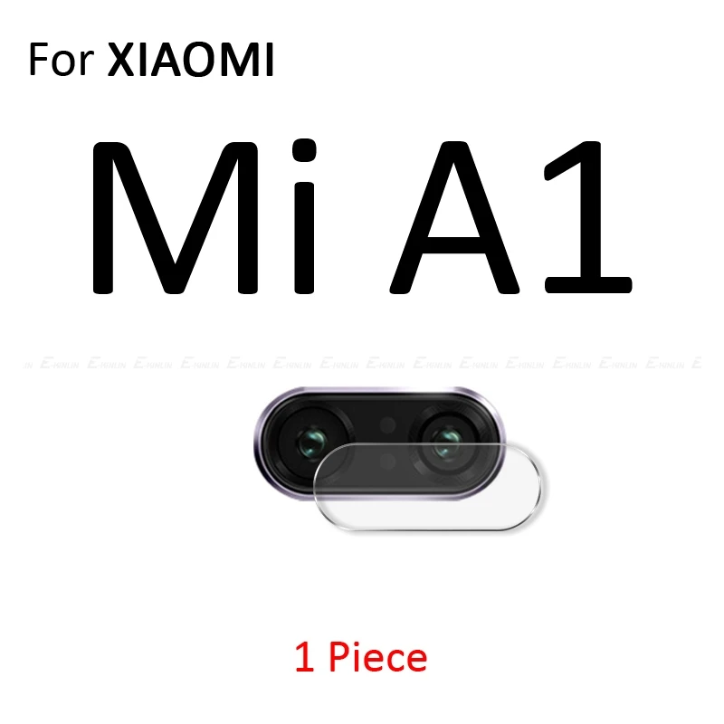 For XiaoMi Mi A1 Задняя Камера защитная крышка объектива закаленное Стекло чехол для Xiaomi mi 9 8 до 9 лет A3 A2 Lite Red mi Note 8, 7 6 5 10 Pro 6A S2 mi x Max 3 - Цвет: For XiaoMi Mi A1