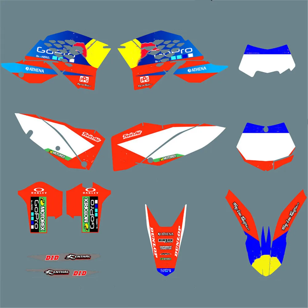 Пользовательские цифры графические Фоновые наклейки для KTM EXC EXC-F XCF XC-F 2008 2009 2010 SX-F