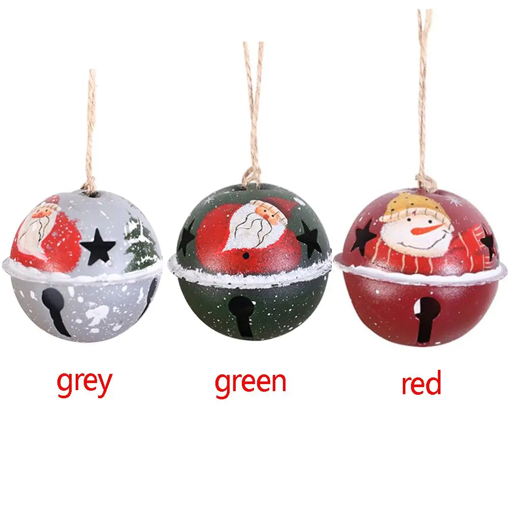 1 шт. Новый рождественский подвесной Колокольчик в виде Санта-Клауса | Дом и сад