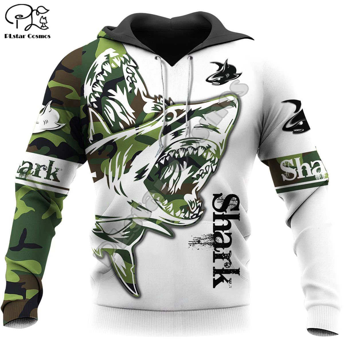

PLstarCosmos 3DPrint Newfashion Art Shark Fish Casual Harajuku Streetwear Unisex Men/Women Funny Hoodie/Sweatshirt/Zip Style-7
