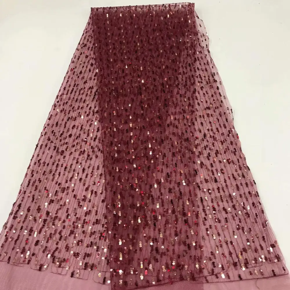 Новейшая зеленая африканская блестящая Тонкая ажурная ткань кружевная с