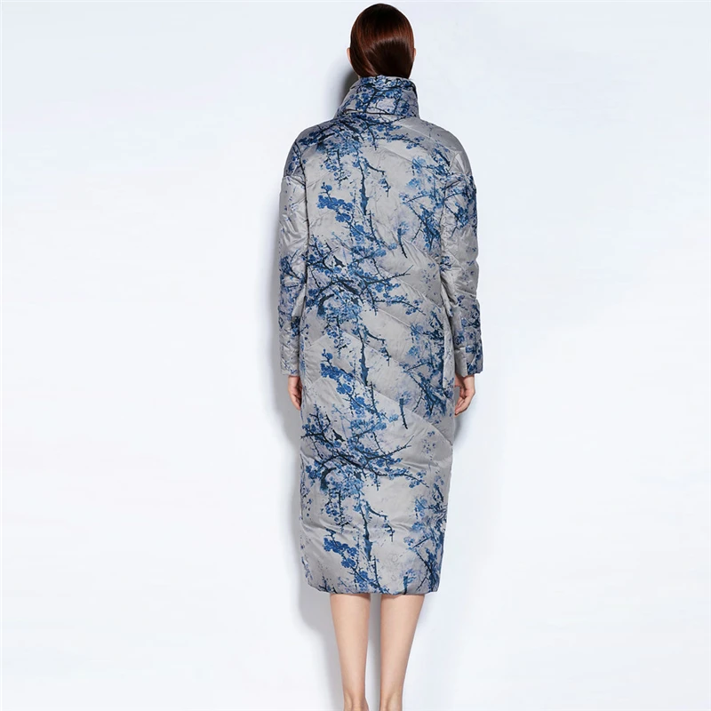 Куртка на белом утином пуху женская верхняя одежда теплая парка зимнее пуховое