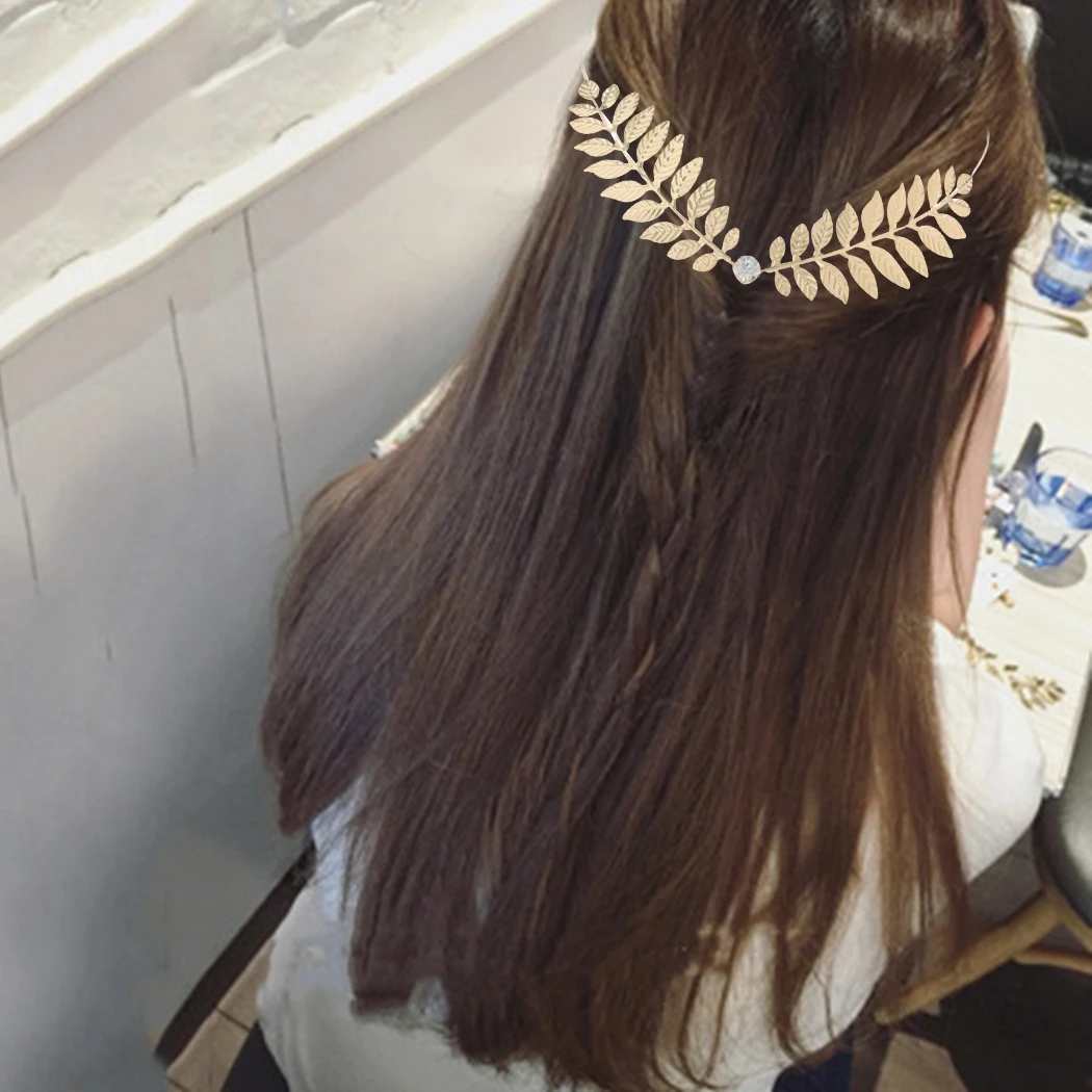 Заколка винтажная для волос со стразами |