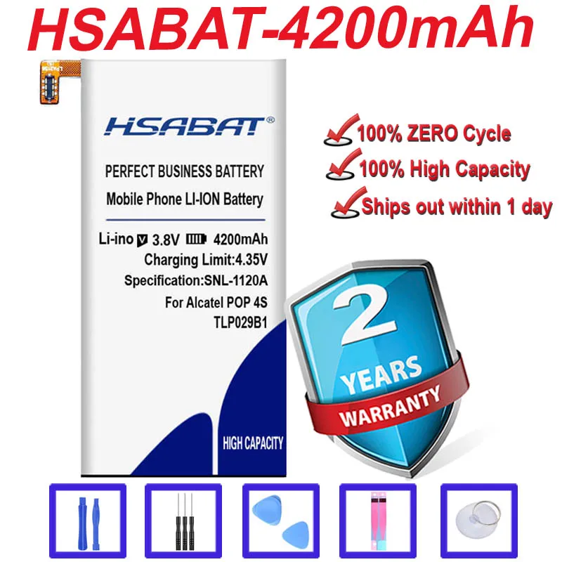 Аккумулятор TLp029B1 для Alcatel Pop аккумулятор 4200 мАч 5095 5095B 5095I 5095K 5095L 5095Y TCL 550 в наличии |