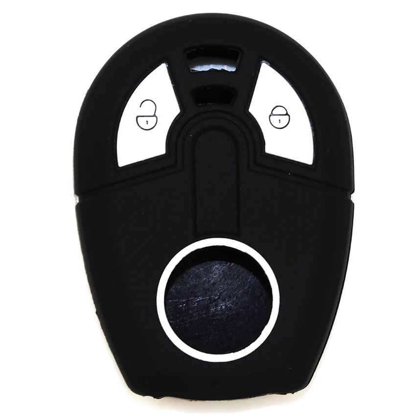 1 шт. моющийся Мягкий 2 кнопочный силиконовый чехол для автомобильного ключа