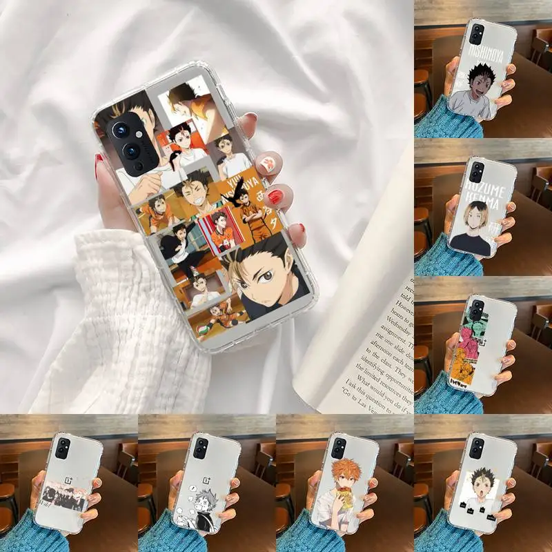 

haikyuu Poster volleyball Phone Case Transparent For OnePlus 9 8 7 7t 8t Oppo find X3 X2 reno5 Vivo X60 X50 Pro MeiZu 17 16XS