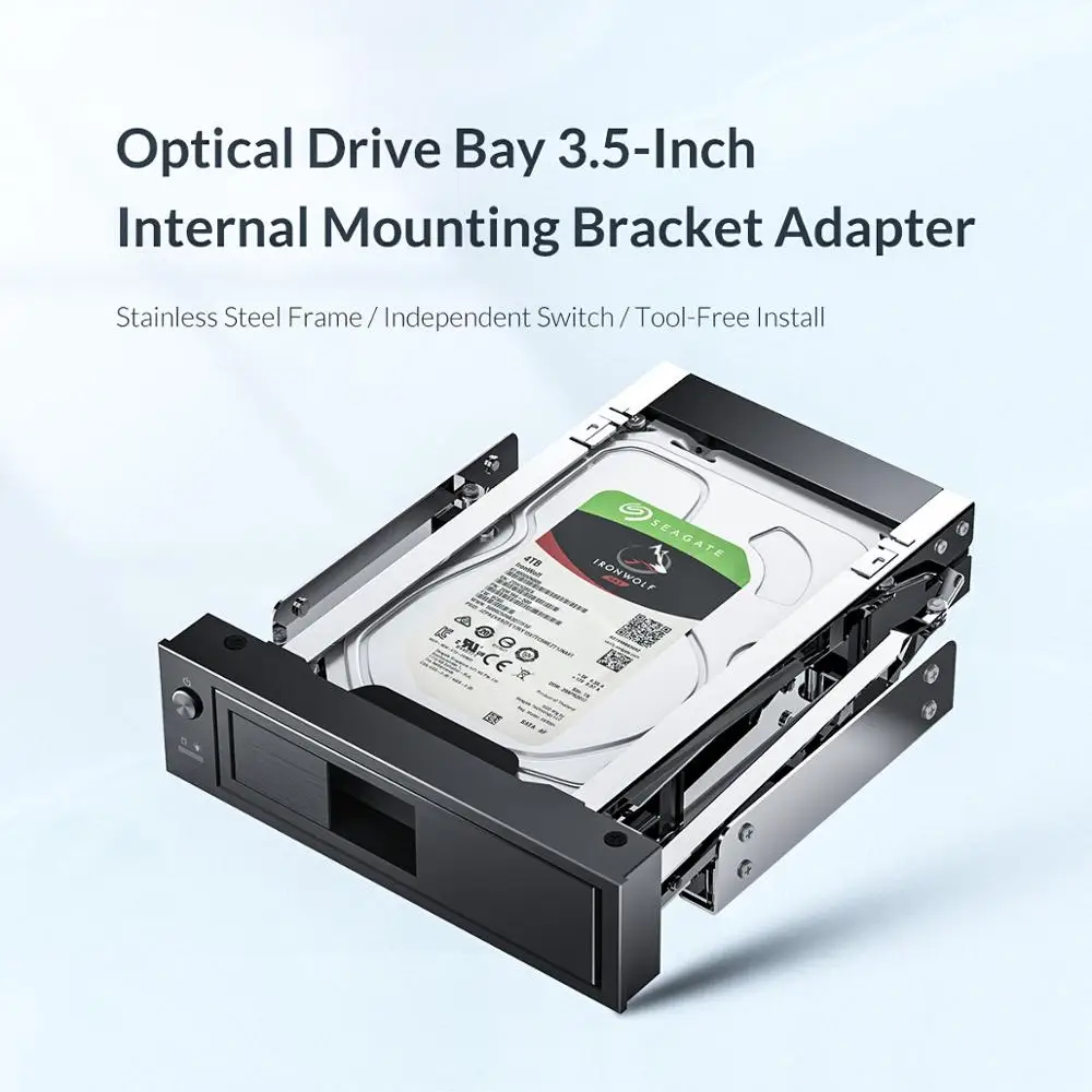 Кронштейн для внутреннего жесткого диска ORICO переходник с 5 25 на 3 дюйма SATA HDD
