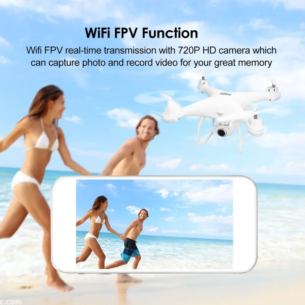 S20W профессиональная ESC широкоугольная камера Дрон 1080P gps wifi HD FPV Квадрокоптер-Дрон